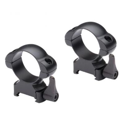 AOFNSMQR1WM #1. Nikko Stirling Medium Steel Rifle Ring Mount 1" QUICK-RELEASE
