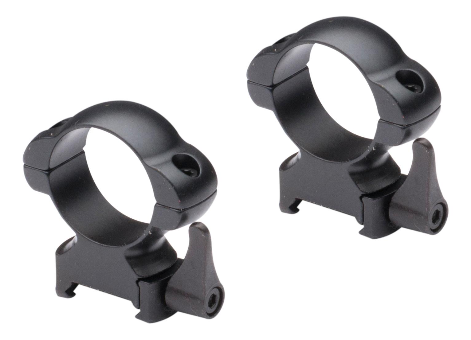 AOFNSMQR30WM #1. Nikko Stirling 30mm Medium Steel Rifle Ring Mount QUICK-RELEASE