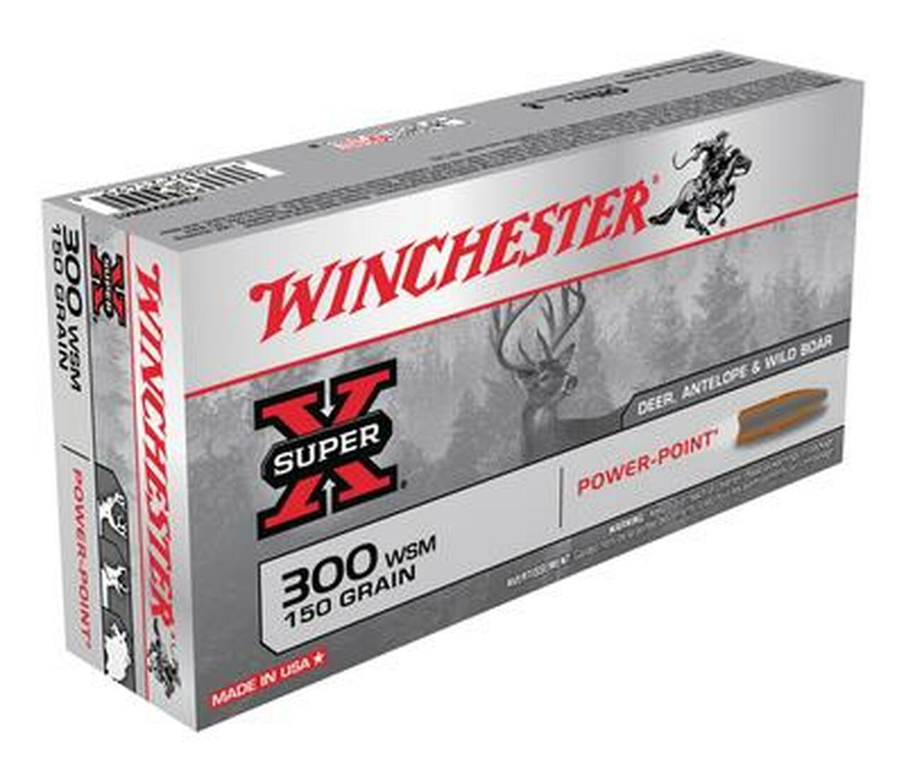 NYAW-X300WSM1 #1. Ammo 300 WSM 150Gr Winchester Powerpoint 20's