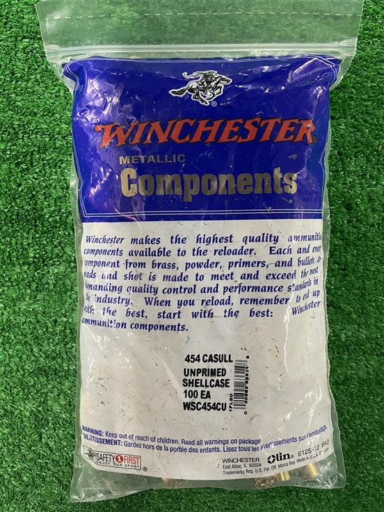 NYRW-WSC454CU #1. B 454 Casull Win Cases 100's