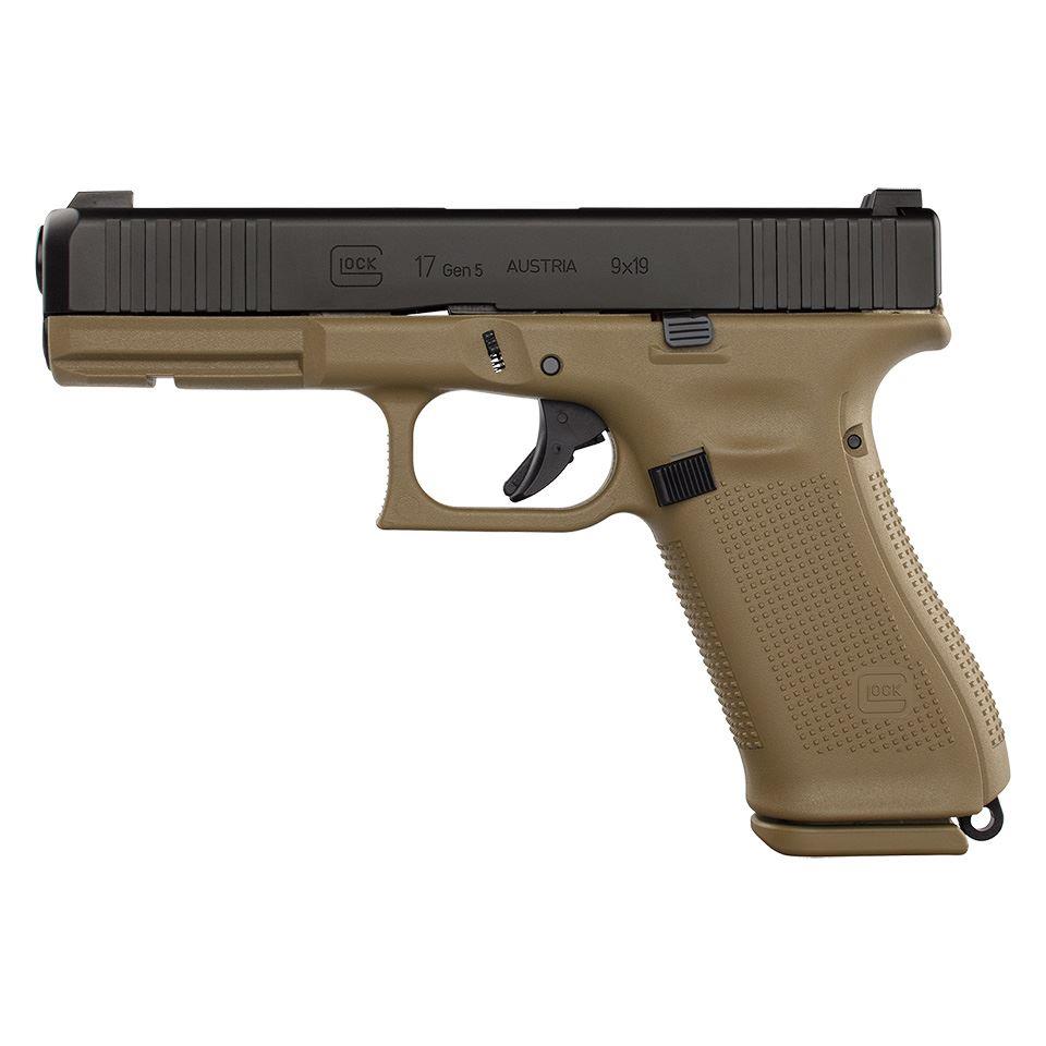 AOFG65364 #1. Glock G17 Gen5 9mm F/Ser Pistol French Military FDE