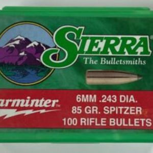 AOFS1530 #1. P 6mm Cal Sierra 85Gr HPBT 100's