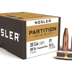 ISS25396 #1. P 30 Cal (.308) 180Gr Nosler Protected Point 50's