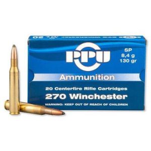 AOFPVA-161 #1. Ammo 270 Win 130Gr PPU SP 20's