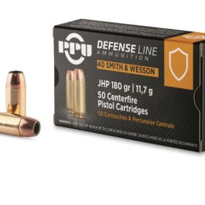 AOFPVA-196 #1. Ammo 40 S&W 180Gr PPU JHP 50's