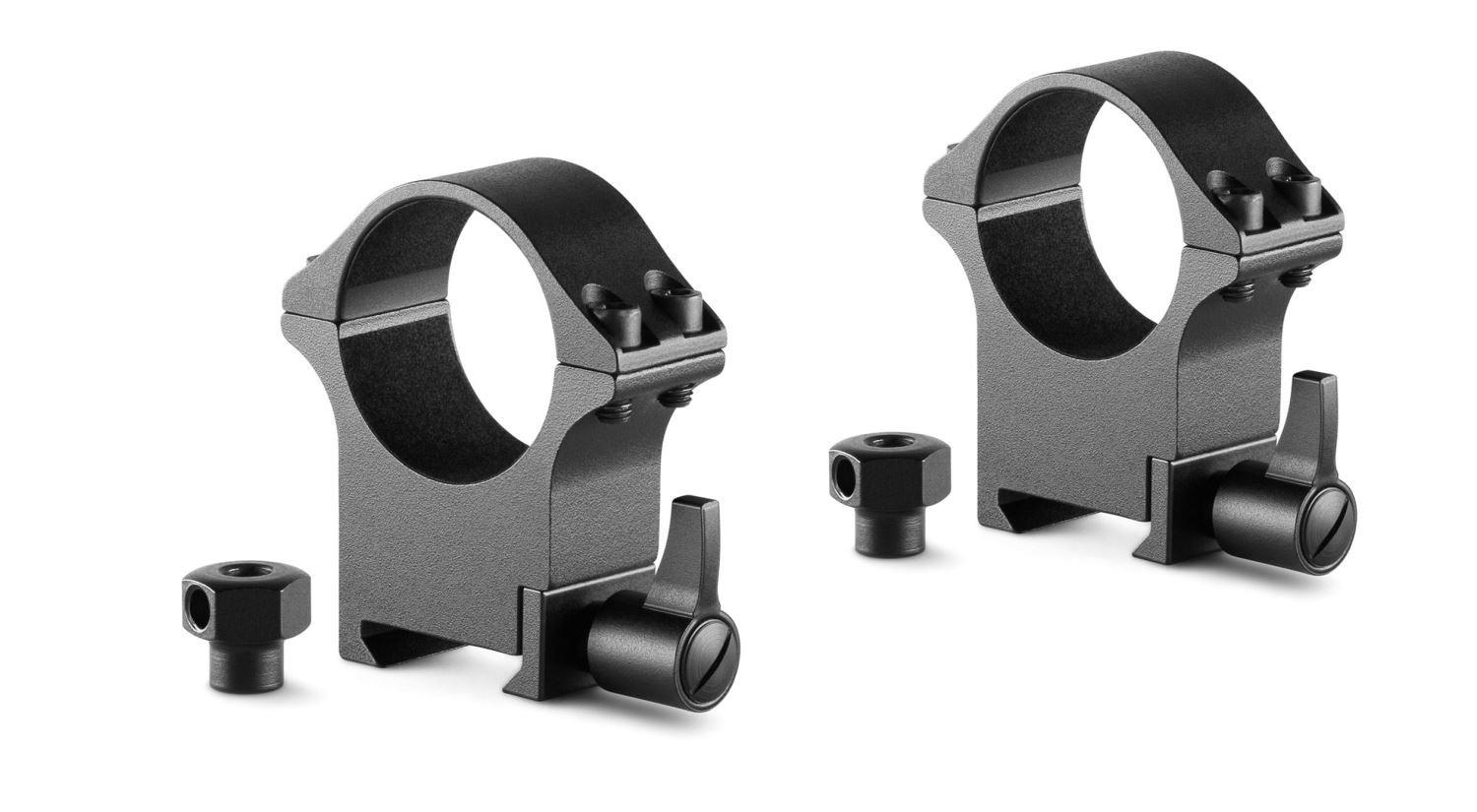 SGSRH23107 #1. Hawke Pro Steel Ring Mounts 30mm Hi LVR