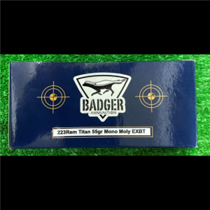 bad223rem55tmm. Ammo 223 Rem 55gr Badger Titan MonoMoly EXBT Monolithic 20's