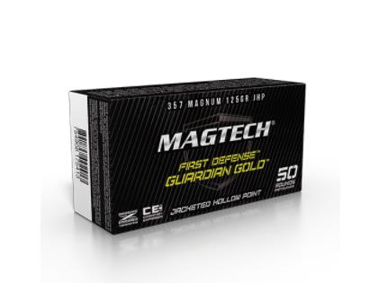 FORAH-009 #1. Ammo 357 Mag 125Gr Magtech JHP GUARDIAN GOLD 20's