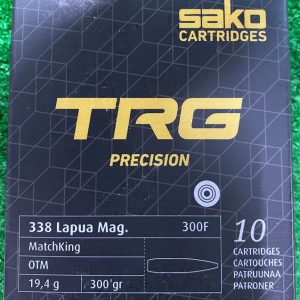 norc644300fsb10. Ammo 338 Lapua Mag 300Gr Sako TRG Precision HPBT Match HP 10's