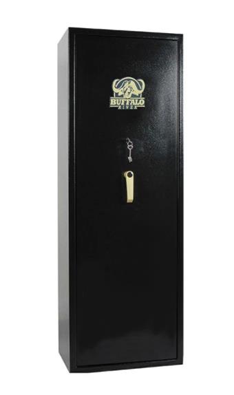 DFBRQ4114S1D #1. Safe 18 Gun 2mm Wall 3mm Door Buffalo River Silver Series (120kg)