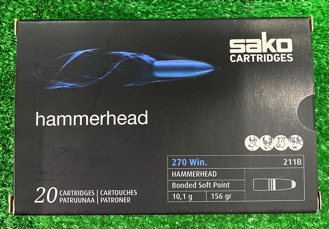 rapc621211bsa10. Ammo 270 Win 156Gr Sako HammerHead SP 20's