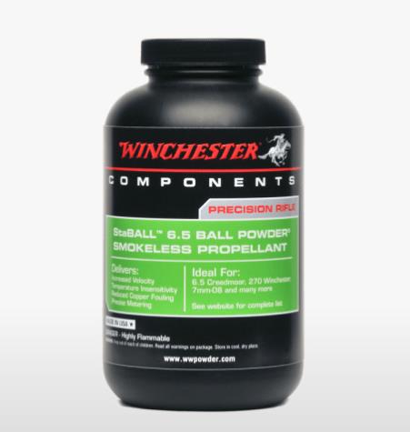 ISSWSB #1. Powder Winchester STABALL 6.5