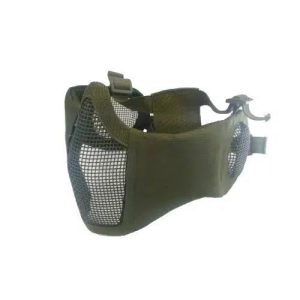 RNDMAS1212 #1. ASG 19254 Mesh Mask Ear Protect Metal Low Half OD Green
