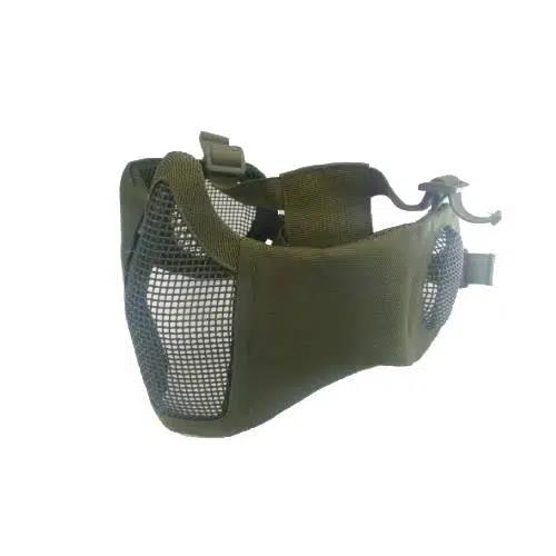 RNDMAS1212 #1. ASG 19254 Mesh Mask Ear Protect Metal Low Half OD Green