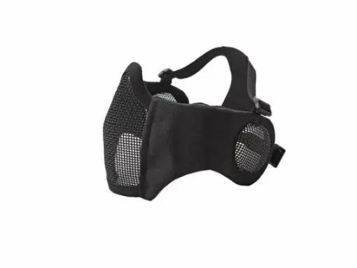 RNDBBG1218 #1. ASG 19216 Mesh Mask Ear Protect Metal Lower Half BLK
