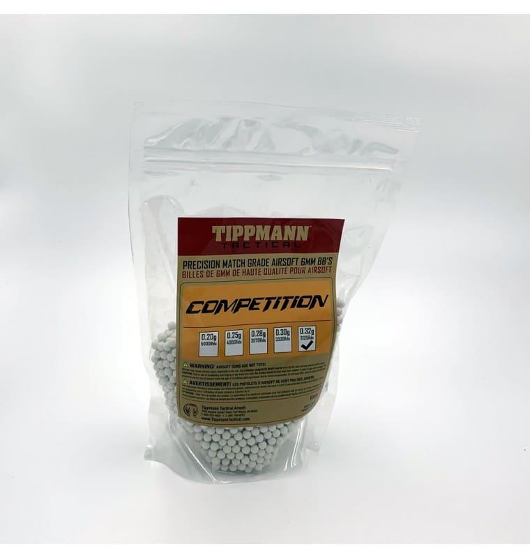 RNDBBG2112 #1. Tippmann 6mm BB 0.32G 1KG Bag/3125 BB's White